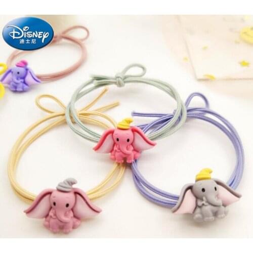 Disney Little Flying Elephant Hair Decoration Resin Cute Animal Hair Rope Flying Elephant Hair Ring Tie Hair Skin Tendon Rope