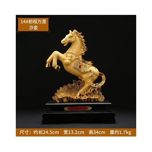 ART Horse Resin jewelry s ornaments Home Furnishing Malaysia a promising future living room decoration gift wineroom Art Statue