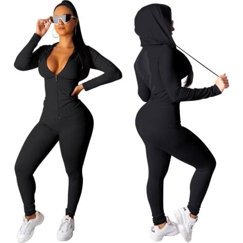 Echoine two piece set Outfits Women Long Sleeve Top And Pants Set tracksuit women clothes jogging femme Sportwear Matching Set