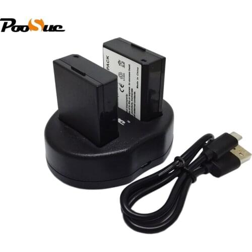LP-E10 LP E10 Battery +Oval USB Dual Camera Charger for Canon 1100D 1200D 1300D Rebel T3 T5 KISS X50 X70