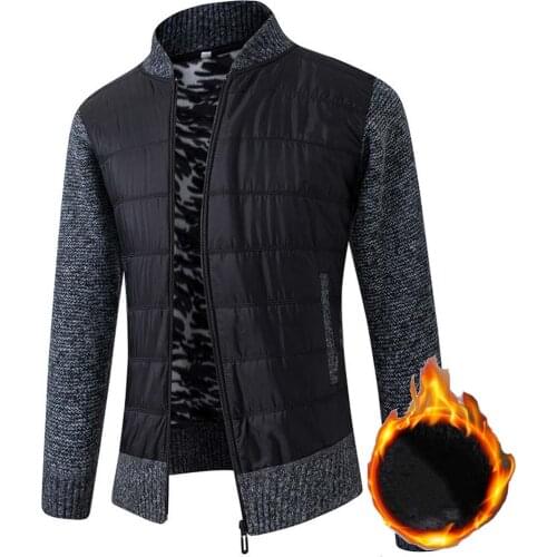 Mens Sweaters New Winter Thick Warm Knitted Sweater Jackets Cardigan Coats Male Long Sleeve Knitted Wool Sweaters