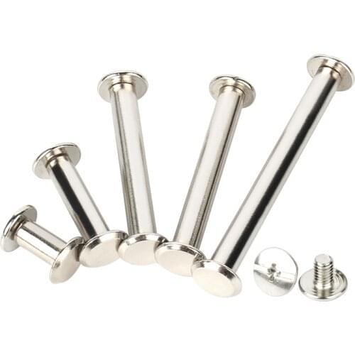 Nickel Plating Lash Rivet Mother Screws Pair of Lock M5