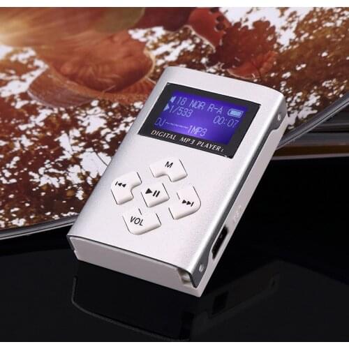 Portable Sport Metal MP3 Player mini Lossless Sound Music Media Player Support Micro TF Card With LCD Screen мп3 плеер