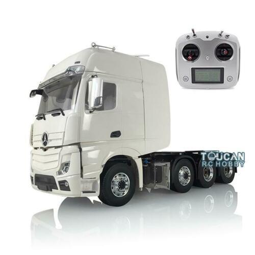 LESU RC 1/14 Metal Chassis Bz Hercules 402A Cab Model Tractor Truck W/ Motor Radio Light Sound THZH0701-SMT3