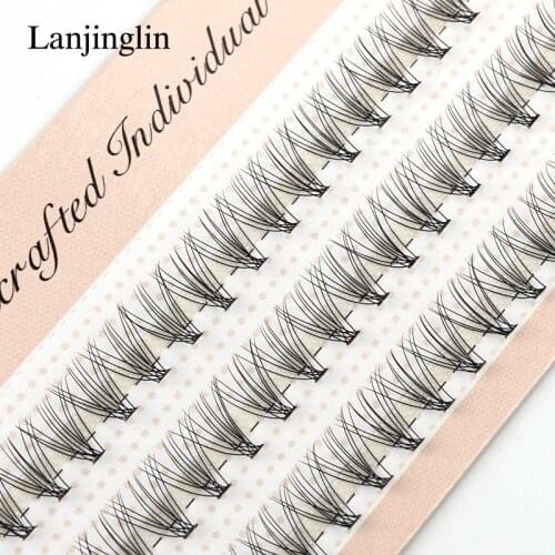 60 Clusters/box Individual Eyelashes 10/20/30D Natural False Eyelashes Bundles Professionals Soft Natural Eyelash Extension Tool