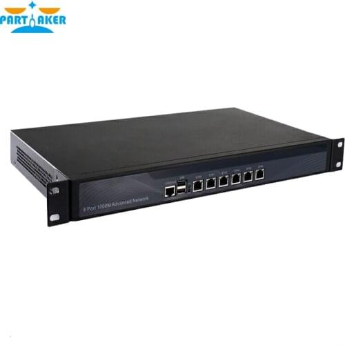 Partaker 1U Firewall Appliance Network Server R11 i5 2520M 6 LAN Router OS Support