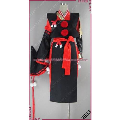 Touken Ranbu Online Kogarasumaru Halloween Kimono Set Cosplay Costume S002