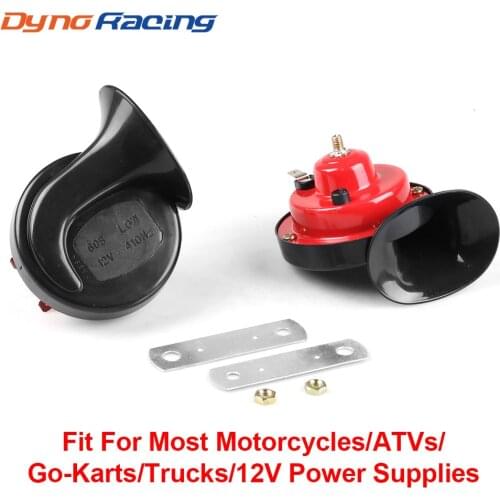 Universal 1 Sets All 12V 110dB Car Air Horn Loud Car Dual-tone Snail Trumpets Electric Siren on Car Special Signals Car Styling