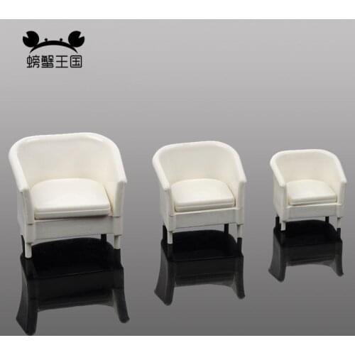 10Pcs Train Railway Leisure Model Chair Settee Bench Scenery Layout 1:20 1:25 1:30