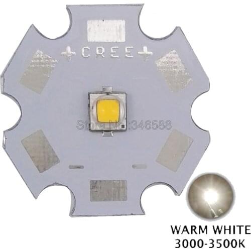 10pcs Cree Single-die XP-G2 XPG2 Warm White 3000-3500K 5W High Power LED Emitter Diode on 8mm / 12mm / 14mm / 16mm / 20mm PCB