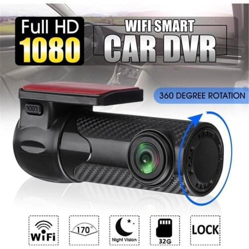 1080P Mini 170 Degree Wide Angle G-sensor Car DVR WIFI Dash Camera Night Vision With Microphone Hidden Video Recorder APP HD CSV