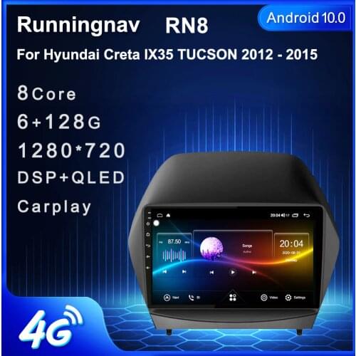 4G LTE Android 10.1 For HYUNDAI TUCSON IX35 2012 2013 2014 2015 Multimedia Stereo Car DVD Player Navigation GPS Radio