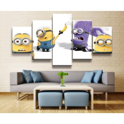 5 Pieces Canvas Movie Art Wall Modern Living Room Bedroom Painting For HD Print Home Decoration Posters Framework