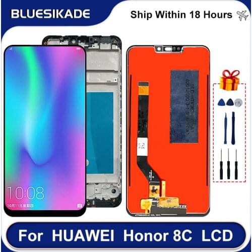6.26" For Huawei Honor 8C LCD Display BKK-LX2 BKK-LX1 Touch Screen BKK-TL00 Digitizer BKK-L21 BKK-AL00 Replacement Parts