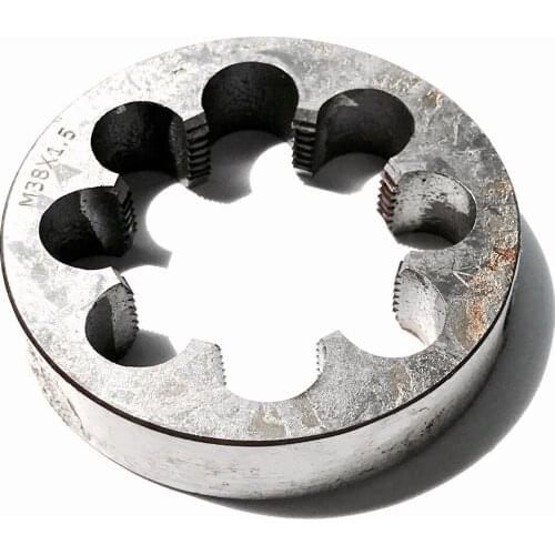 Free shipping 1pc 9Sicr steel made Metric die M39*1.0/1.5/2.0/3.0/4.0mm Pitch manual die for handing threading metal workpieces