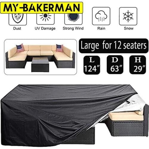78 Size Patio Furniture Cover Outdoor sectional Furniture Covers Waterproof Dust Proof Furniture Lounge Porch Sofa Protectors