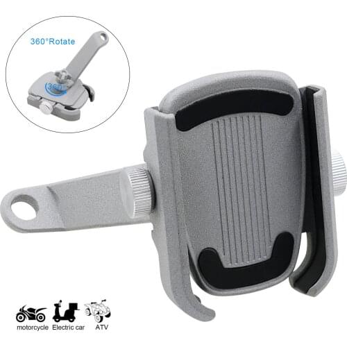 Motorcycle Phone Navigation Holder Handlebar Clip Stand GPS Mount Bracket For Motocross Bicycle Moto Bike Accessories