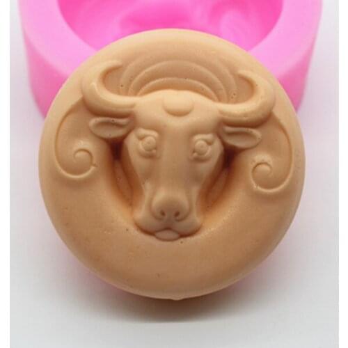 C425 soap mold/handmade soap mold/silicone mold/soap die/silica gel soap die cattle