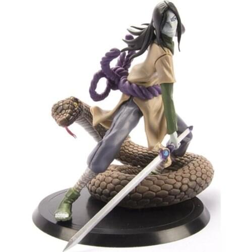 Naruto Orochimaru Anime Figure Snake Statue Figurine Action Figurine PVC Figma Japanese Anime Brinquedos Juguetes Model Xmas Toy