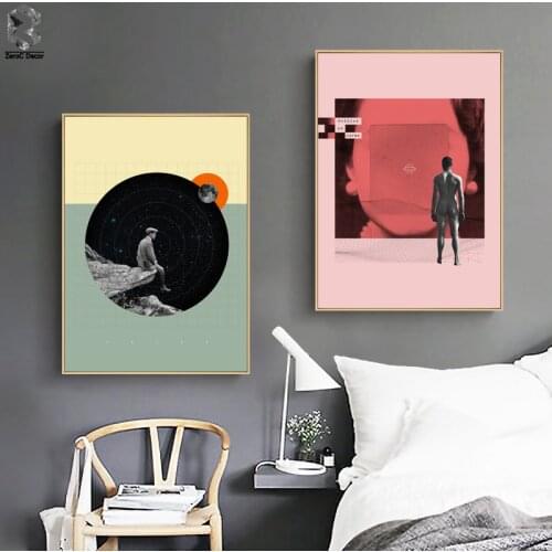 Creative Canvas Painting Wall Art Posters and Prints Nordic Wall Picture for Living Room Home Decor Artwork