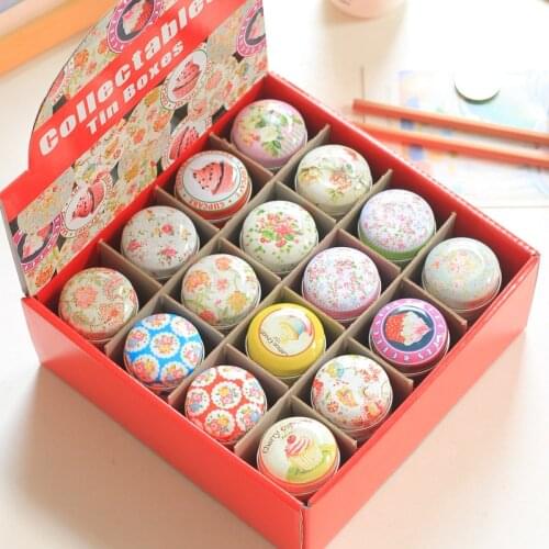 Mini Horse Caron homemade lipstick box, small medicine box, purple grass ointment, Vaseline, tin box, portable pill box