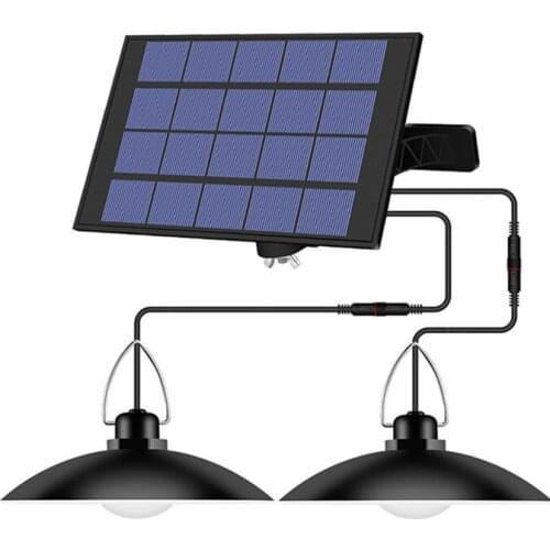 LED Garden Solar Light Pendant Light Warm White Outdoor Indoor Garden Yard Solar Powered Sunlight Street Light With Line