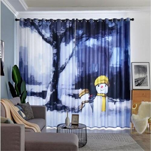 Customized curtains childrens room boy girl bedroom cute cartoon curtains Drapes Cortinas