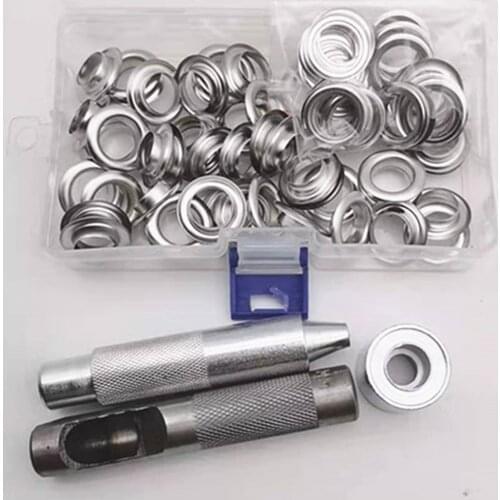 103sets Metal Eyelets with Grommet Dia.12mm for belt buckle clothing decoration buckle hollow rivet eye button