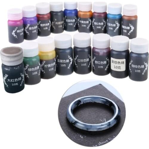 17 Pcs/Set Diy jewelry Making Tool Resin Drops Highly Concentrated And Transparent Color pure Oily Pigments