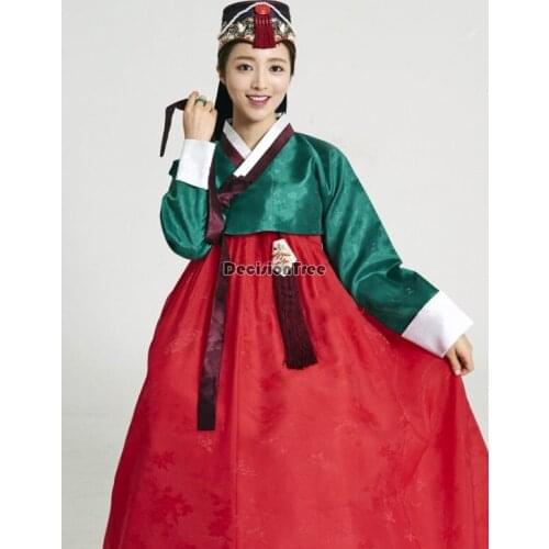 2021 korean hanbok traditional costumes for women elegant hanbok palace korean wedding oriantal dance costume noble performance