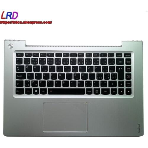 Shell Palmrest Upper Case With CZ Czech Backlit Keyboard Touchpad for Lenovo Ideapad U430 U430T U430P Laptop C Cover 90203141