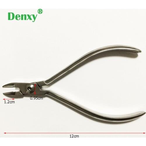 Denxy 1pc dental Orthodontic Pliers Mini Light Wire Cutter Ligature Plier Ligature Cutter dental tools orthodontic arch wires