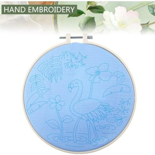 DIY Handmade Flower Embroidery Starter Kit Cotton Cross Stitch Threads Tool Set For Beginner DIY Sewing Needles Craft Supplies