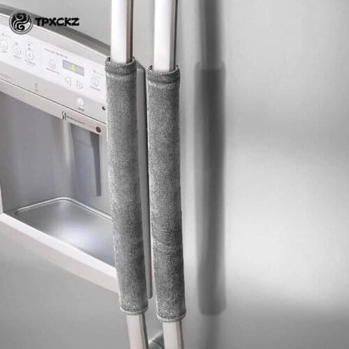 2 PCS Kitchen Appliance Handle Cover Decor Smudges Door Refrigerator Fridge Oven Skid Resistance Handle Covers
