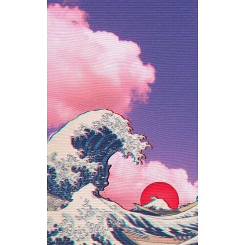 JMINE Div 5D Wave Moon Sea Ocean clouds Full Diamond Painting cross stitch kits art High Quality Scenic 3D paint by diamonds