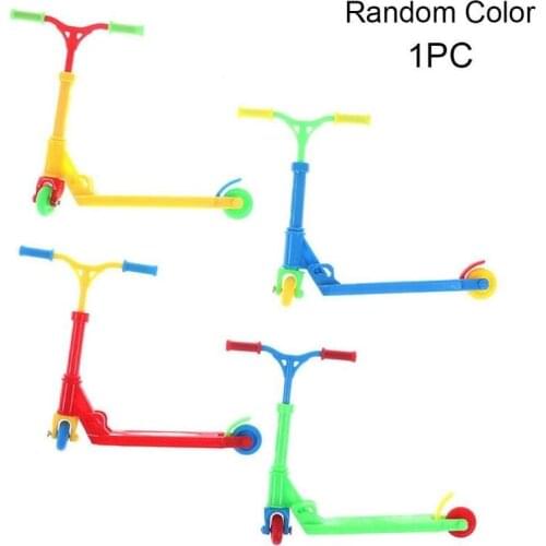 Mini Scooter Simulation Mini Finger Scooter Model Childrens Educational Two-wheel Scooter Toy Plastic Simulation Mini Toys