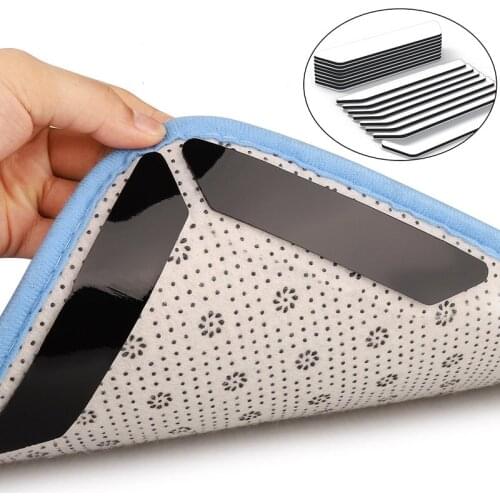 8Pcs Anti-slip stickers Carpet mat fixing tape multifunctional double-sided adhesive tape Home Furnishing Carpet Accessories
