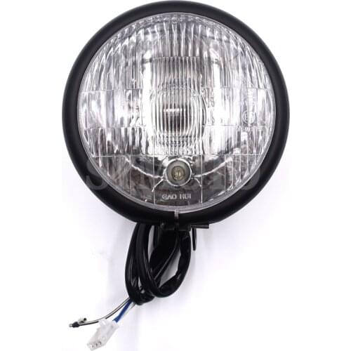 5.45'' Motorcycle Modified metal Headlamps Front Headlight For Yamaha XV 250 750 Drag Star DS 400 750 Kawasaki Vulcan 400 800