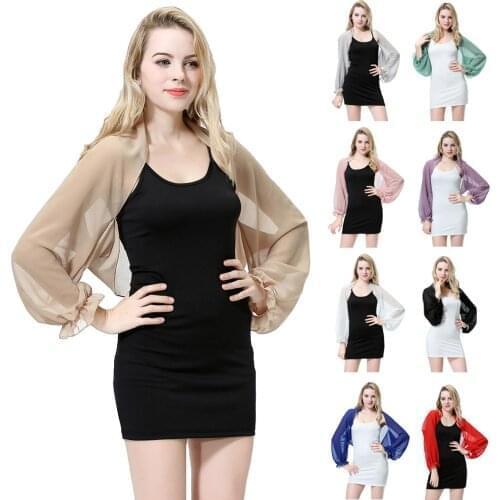 New Women Chiffon Driving Car UV Protection Arm Sleeve Shrug Cover Shawl Wrap Top Scarf Cape Summer Beach Sports Cuff Shoulder