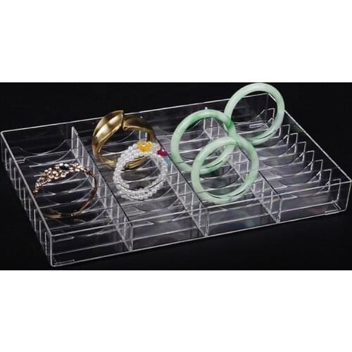 New Clear Make Up Organizer Acrylic Cosmetic Makeup Bracelet Holder Storage Box Large Cabinet Powder Display Shelf Escritorio
