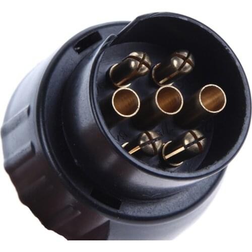 Brand New 7 Pin To 13 Pin Mini Car Truck Trailer Connector Electric Adapter Plug Towbar