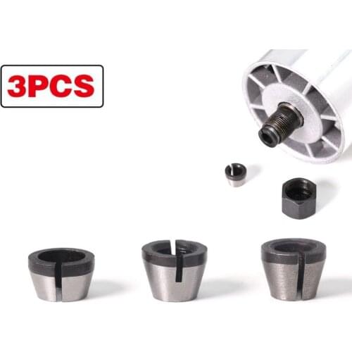 Precision Collet Chuck 6mm/6.35mm/8mm Engraving Trimming Machine Electric Router For Machinery Manufacturing Woodworking Cutter