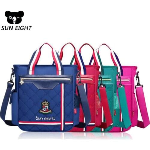 SUN EIGHT Kids Shoulder Bags Primary Study Handbag Children School Bag Teenagers Hand bags Girls/Boys Light Book Bags