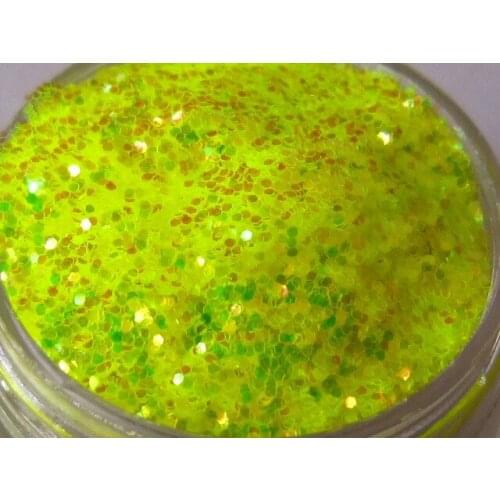 Gorgeous bright NEON Yellow cosmetic glitter for eye shadow, makeup, body glitter, candles, soaps and more