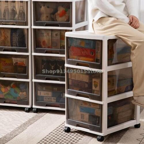 Drawer Storage Box Drawer Storage Childrens Toy Storage Cabinet Snack Storage Box Household Storage Cabinet