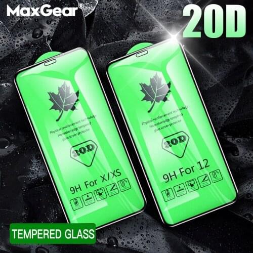 20D Full Cover Tempered Glass For iPhone 11 12 mini Pro X XR XS Max Screen Protector For iPhone 6 6s 7 8 Plus SE Protective Film