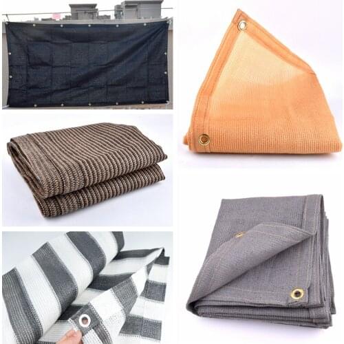 0.9x3.6m HDPE Anti-UV Sunshade Net Thicken Balcony Safety Fence Sun Shading Net Courtyard Succulent Plant Sun Shade Sail Nets