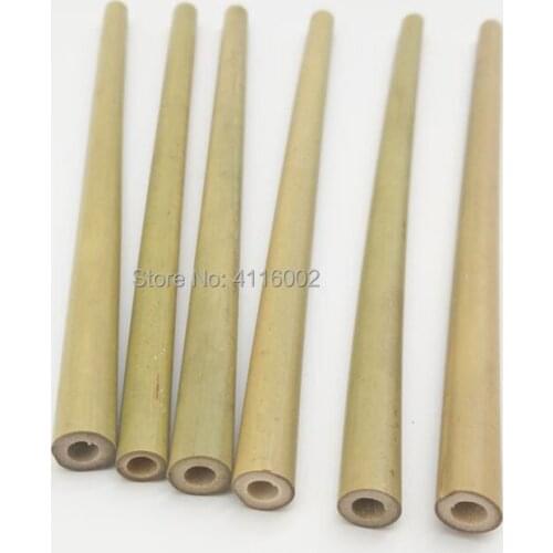 100pcs 19cm Green Organic Bamboo Drinking Straw Tableware For Party Birthday Wedding Nartural Bamboo Straws