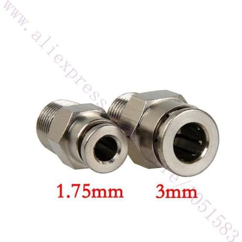5pcs 3DPrinter Bowden extruder YPF-4/6 All Metal Fittings Long Distance Feeding Tube Joint Connector Quick-feed Connect Head
