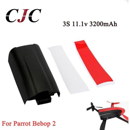 High Capacity Replacement Battery For Parrot Bebop 2 Drone 3200mAh 11.1V Lipo Upgrade Battery For RC Quadcopter Parts